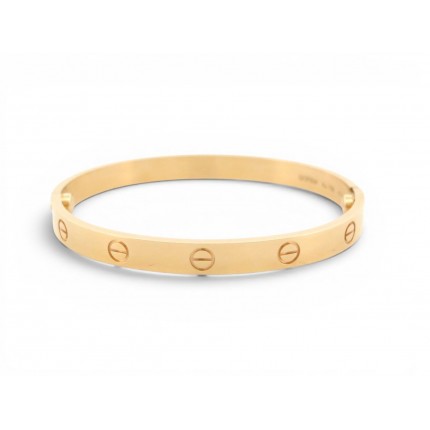 NEUF BRACELET CARTIER LOVE JONC CLASSIQUE OR JAUNE 18K BANGLE CRB6067518 8150€