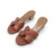 NEUF CHAUSSURES HERMES SANDALES OASIS H071002Z 36 CUIR GOLD + POCHON SHOES 690€