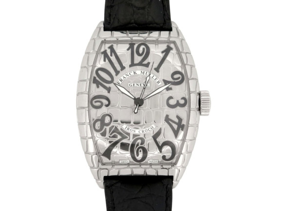 montre franck muller sc iron croco 9880 43mm en acier