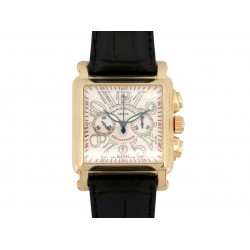NEUF MONTRE FRANCK MULLER 10000KCC KING CONQUISTADOR CORTEZ OR JAUNE 18K 37200€