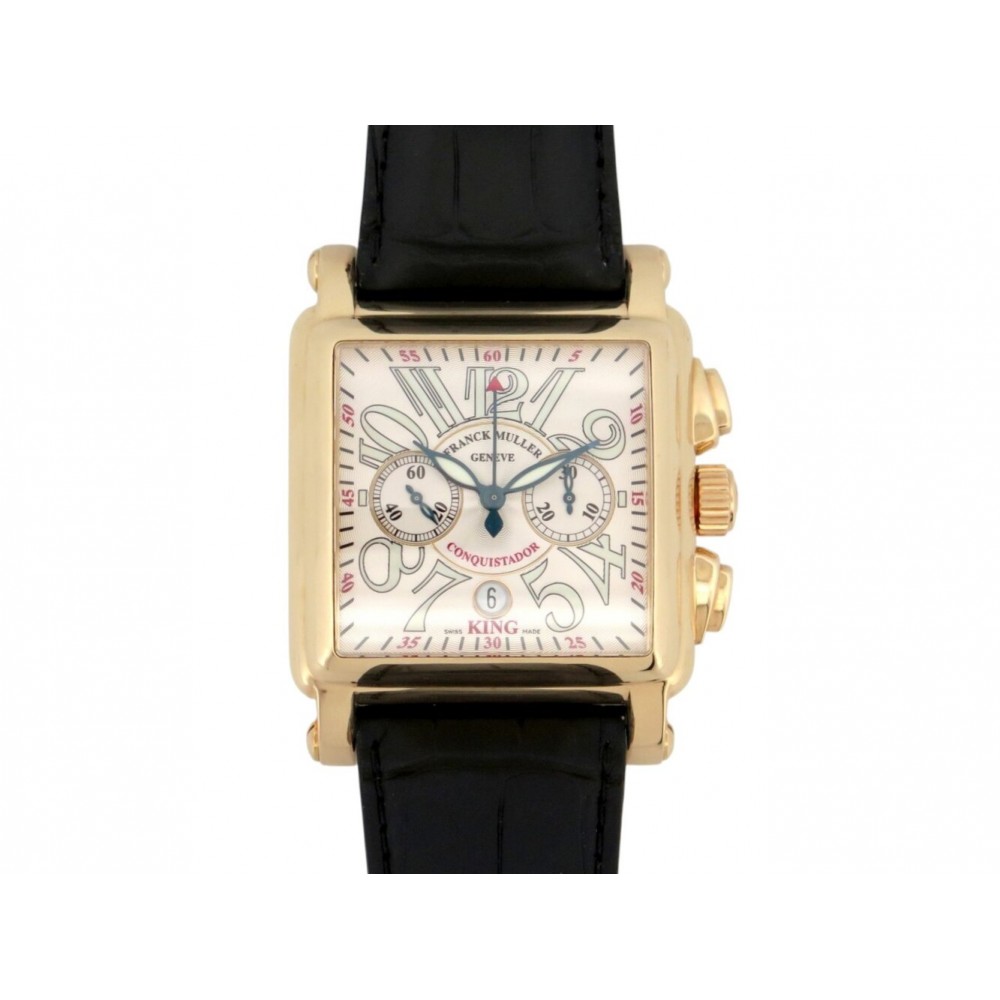 NEUF MONTRE FRANCK MULLER 10000KCC KING CONQUISTADOR CORTEZ OR JAUNE 18K 37200€