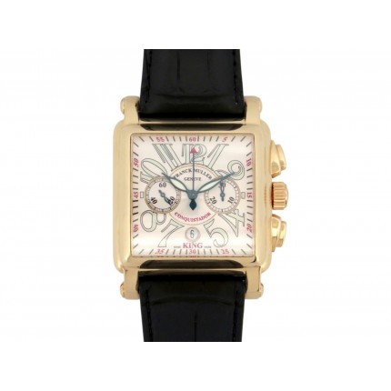 NEUF MONTRE FRANCK MULLER 10000KCC KING CONQUISTADOR CORTEZ OR JAUNE 18K 37200€