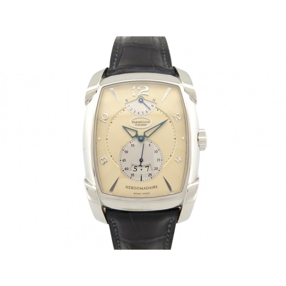 NEUF MONTRE PARMIGIANI FLEURIER KALPA XL HEBDOMADAIRE 8 DAYS PFC101 ACIER 13000€