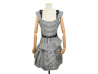 robe louis vuitton a volants rayures et pois m 38 en