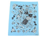 foulard chanel motif logo cc camelia sac