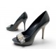 CHAUSSURES LOUIS VUITTON ESCARPINS 37 BOUCLE MONOGRAM LIN OPEN TOE SHOES 870€