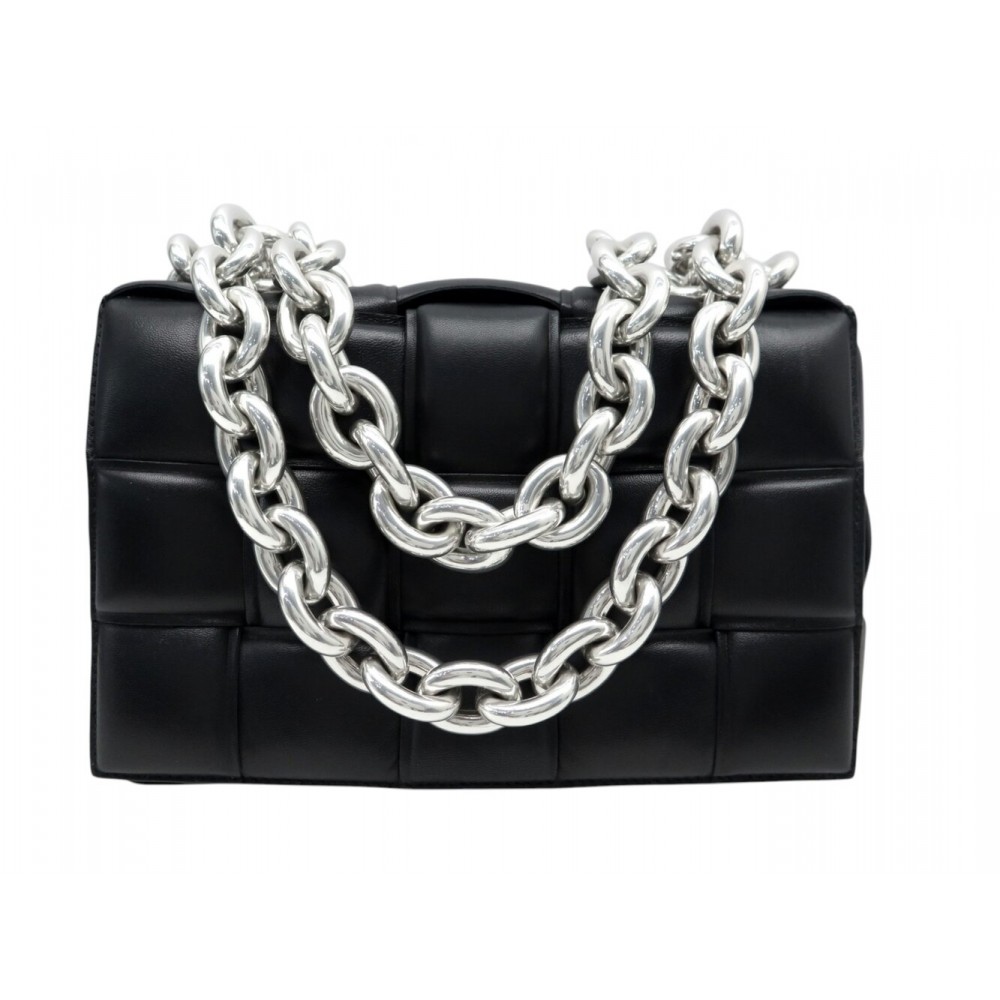 NEUF SAC A MAIN BOTTEGA VENETA CHAIN CASSETTE CUIR MATELASSE INTRECCIO BAG 4200€