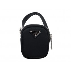 NEUF TROUSSE MINI POCHETTE PRADA RE-NYLON PORTE MONNAIE BIJOU SAC COIN BAG 520€