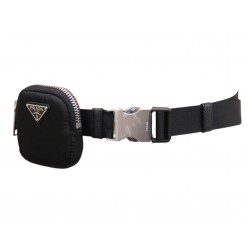 NEUF SAC PRADA POCHETTE CEINTURE 2CN0762DMN-F0002 TOILE RE-NYLON BELT BAG 650€