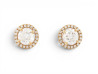  boucles d'oreilles puces solitaires diamants