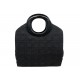 SAC A MAIN CHRISTIAN DIOR LADY O EN TOILE CANNAGE CUIR VERNI NOIR HOBO BAG 3000€