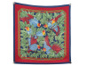 foulard hermes les perroquets detail j.metz carre 90