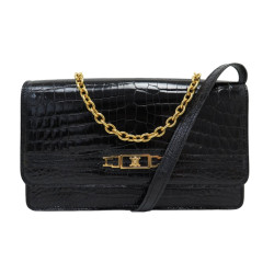   sac a main celine fermoir triomphe cuir