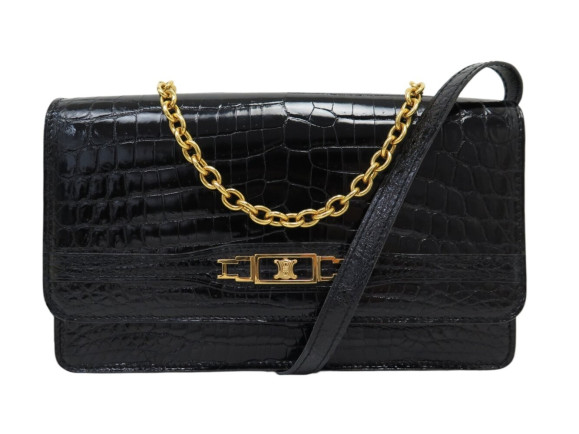 sac a main celine fermoir triomphe cuir