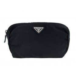 TROUSSE DE TOILETTE PRADA POCHETTE MAKE UP EN TOILE RE-NYLON TOILETRY POUCH 650€