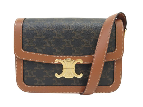 sac a main celine triomphe classique 191242 toile