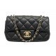 SAC A MAIN CHANEL MINI CLASSIQUE TIMELESS BANDOULIERE CUIR AGNEAU NOIR BAG 4950€