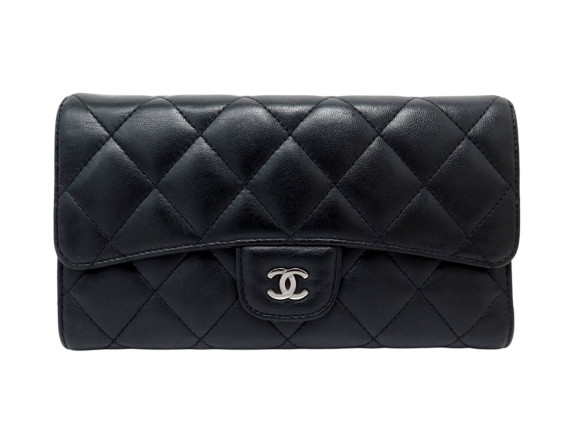 portefeuille chanel classique timeless en cuir