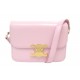 NEUF SAC A MAIN CELINE TRIOMPHE TEEN 188423 EN CUIR ROSE BANDOULIERE PURSE 3400€