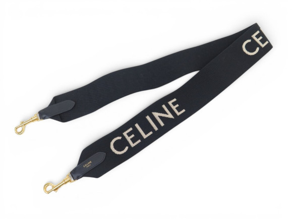 anse bandouliere celine logo jaquard 49s01