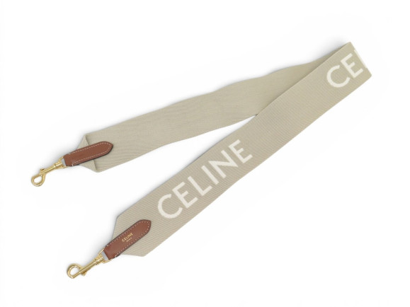 anse bandouliere celine logo jaquard 49s01