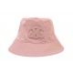 CHAPEAU CELINE BOB TRIOMPHE 2AUE0968P.25PY M 50 GABARDINE DE COTON ROSE HAT 470€