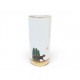 NEUF VASE PANTHERE DE CARTIER MM EN PORCELAINE BLANC CROG000906 + BOITE NEW 780€