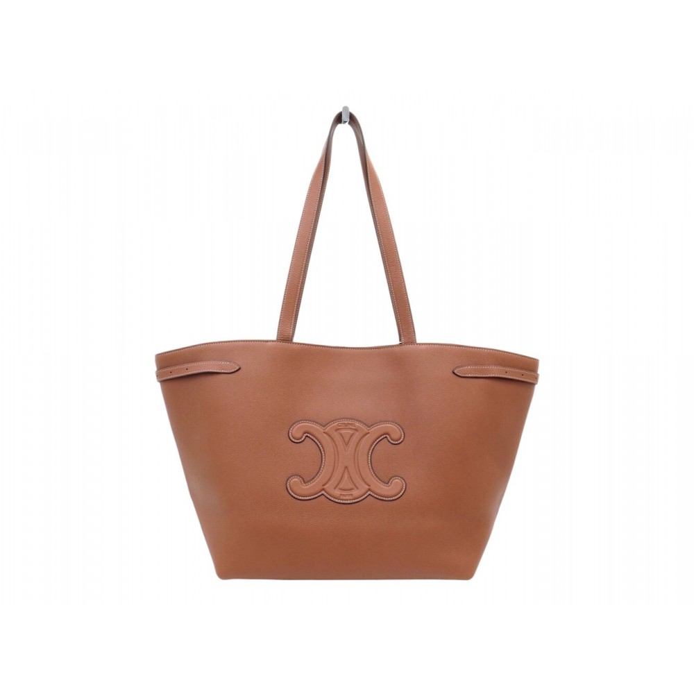 NEUF SAC A MAIN CELINE CABAS ANAIS MEDIUM 116853ENY CUIR MARRON TOTE BAG 2500€