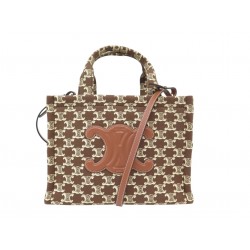NEUF SAC A MAIN CELINE CABAS THAIS PM TOILE TRIOMPHE 199162FOK TOTE BAG 1600€