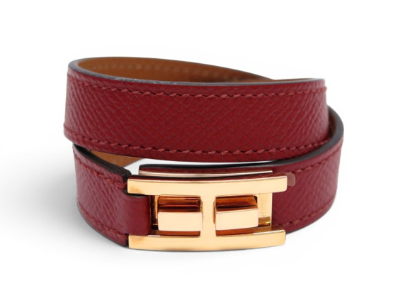  bracelet hermes drag double tour taille 2 15.5cm