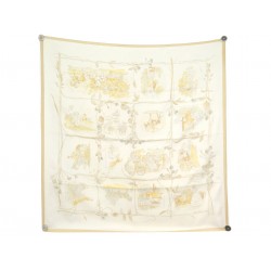 VINTAGE FOULARD HERMES LA COMTESSE DE SEGUR 1ERE EDITION 1982 CARRE 90 SOIE 580€