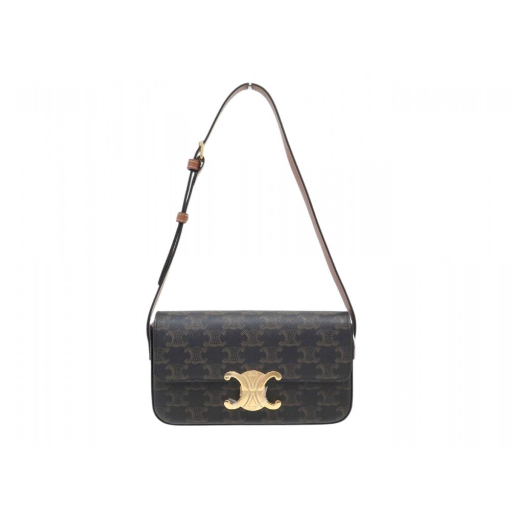 NEUF SAC A MAIN CELINE CLAUDE TOILE TRIOMPHE 194142CUZ NEW HAND BAG PURSE 2250€