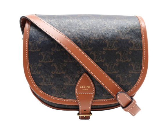 sac a main celine folco besace toile triomphe