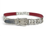 ceinture gucci en cuir rouge chaine