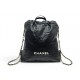 NEUF SAC A DOS CHANEL 22 AS3313 CUIR MATELASSE NOIR LEATHER BACKPACK BAG 8000€