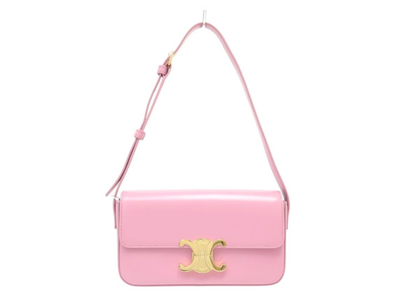  sac a main celine claude 194143bf4 cuir veau rose