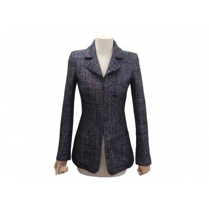 NEUF VESTE CHANEL CINTREE LUREX P53810V40315 S 36 TWEED MULTICOLORE JACKET 8000€