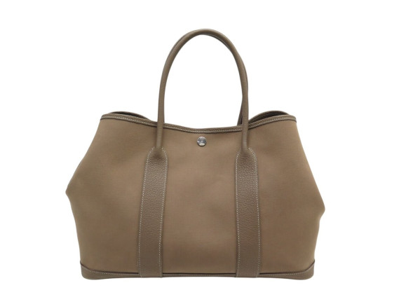 sac a main hermes garden party 36 toile et cuir