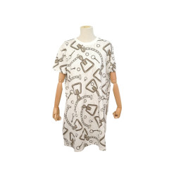  robe maxi hermes effet kaleidoscope 36 jersey