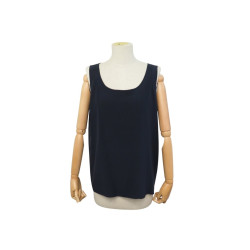  top chanel sans manches boutons logo cc