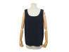  top chanel sans manches boutons logo cc