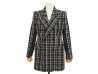 veste longue balenciaga hourglass tartan 571279 m