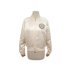  veste ralph lauren polo logo crest satin bomber