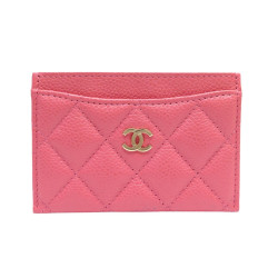 porte cartes chanel classique timeless en cuir