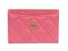 porte cartes chanel classique timeless en cuir