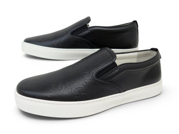 chaussures gucci slip on gg embosse 407364 9.5