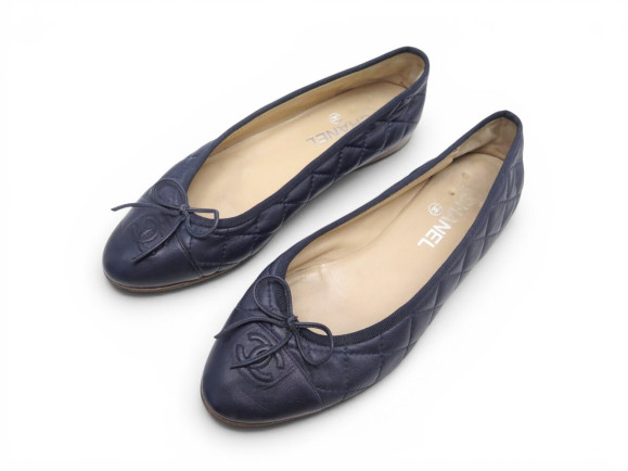 chaussures chanel ballerines cambon 39 logo cc g26250