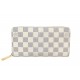 PORTEFEUILLE LOUIS VUITTON ZIPPY N41660 EN TOILE DAMIER AZUR MONNAIE WALLET 810€