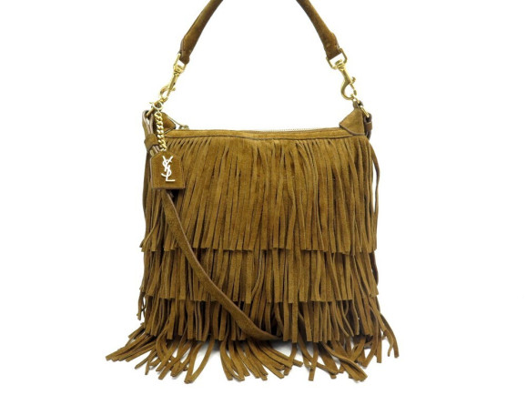 sac a main saint laurent emmanuelle a franges