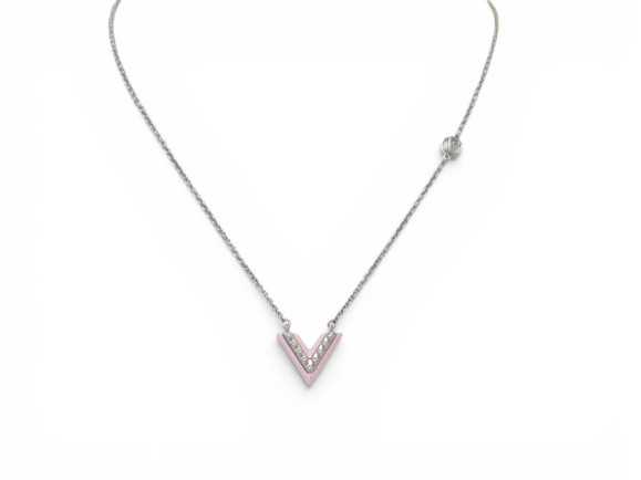 collier louis vuitton essential v m63182 39 44 metal